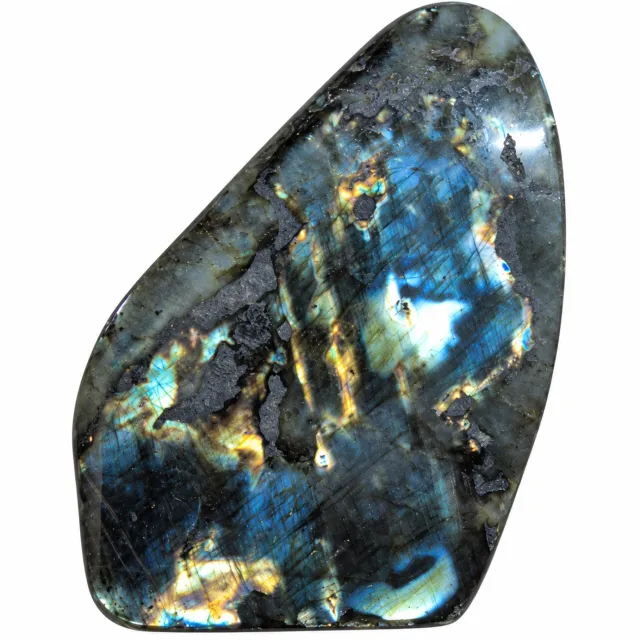 S4H Labradoriet Gepolijst NR 75 - 482 gram - Decoratieve Edelsteen Labradoriet nr 75