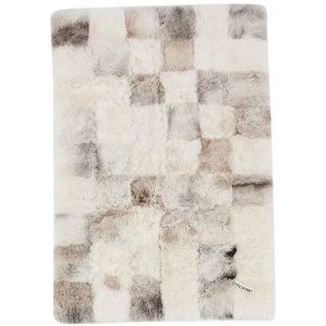 Dyreskinn IJslands schapenvacht vloerkleed - multicolor - 180 x 120 cm