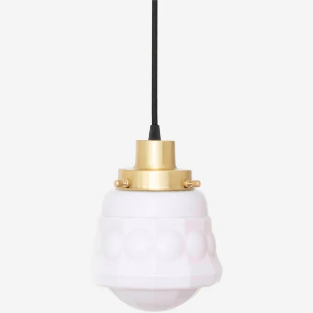 Coloured by Art Hanglamp aan snoer Weimar Blush 20's Messing - Art Deco Trade Zachtroze