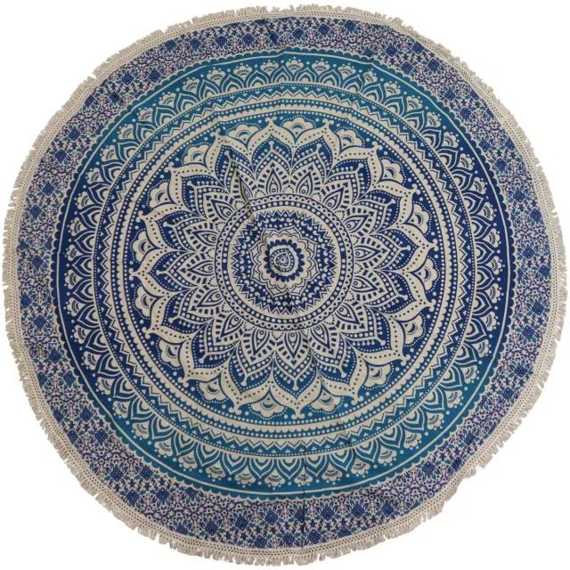 Ancient Wisdom Windgong - Mandala drijfhouten kruiswindgong van Capiz-glas - decoratie - tuin - rust - geluid - handgemaakt - Indonesië - klank - sfeervol - buiten multicolor