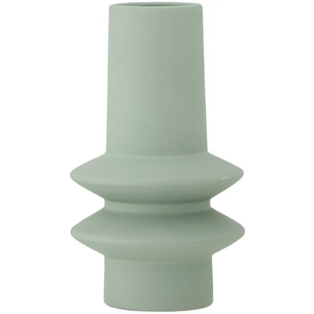 Bloomingville Vaas aardewerk groen Isold 22cm
