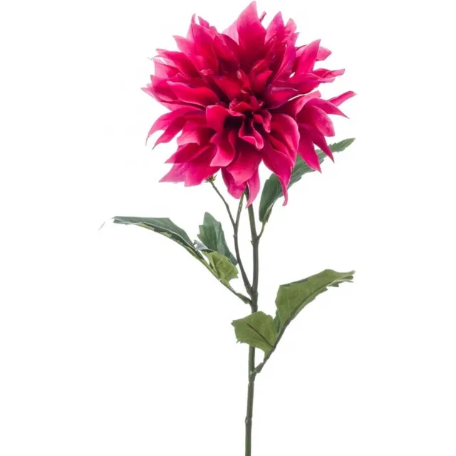 Natuurlijk Bloemen Kunstbloemen - Zijde Bloemen - Nep bloemen Luxe Bloemen - Dahlia 60 cm - Natuurlijk Bloemen roze.