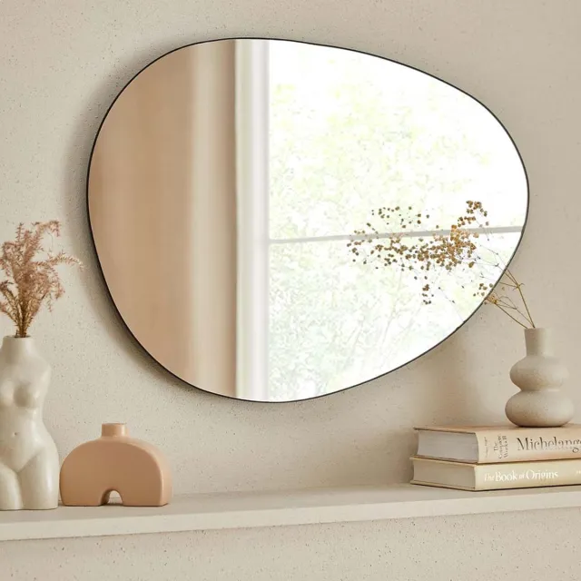 Milton & Oldbrook Wandspiegel 43 x 61 cm Pisa Zwart