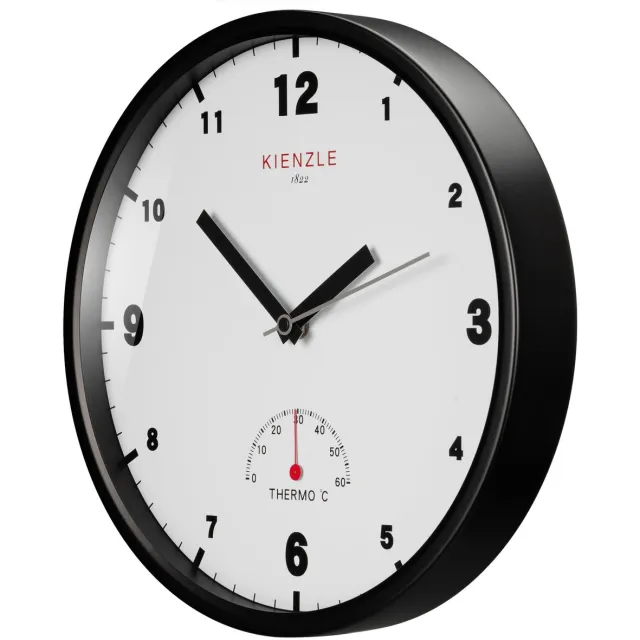 Kienzle Wandklok - 30cm - Voor Buiten - DCF Wit