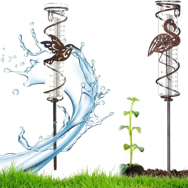 Equivera Regenmeter met Grondpen - Regenmeter - Regenmeter Tuin - Neerslagmeter - Outdoor - Voor tuin en gazon!