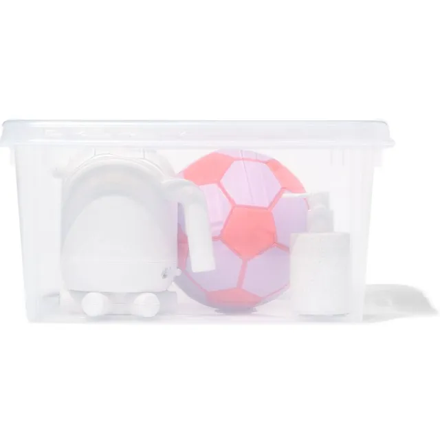 HEMA Opbergbox 32L London transparant 50x39x26 (transparant)