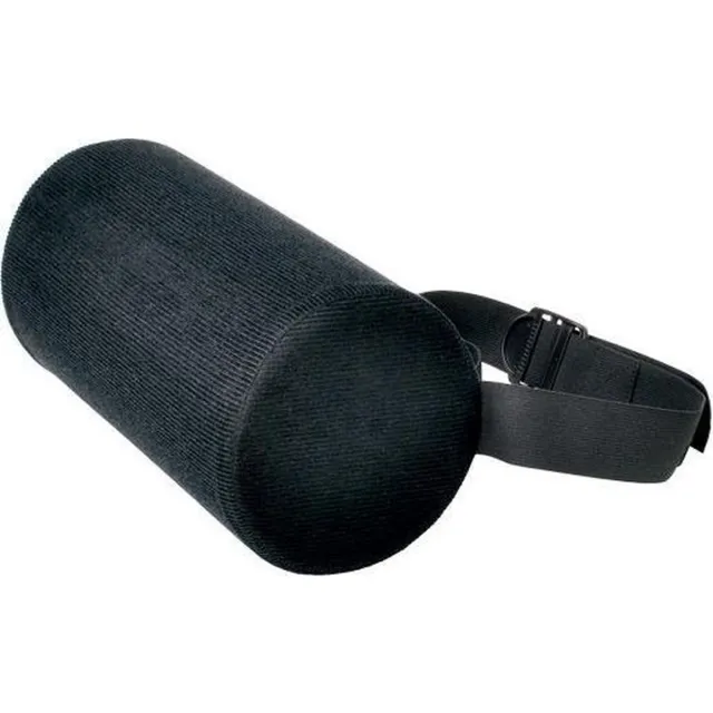 McKenzie Lendenrol dik 13cm - Rugkussen - Rugpijn - Lendekussen - Rug Kussen Zwart