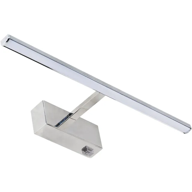 Horoz Electric Led Spiegel - Schilderij Verlichting - 8w - 4200K - Daglicht - IP45 Chroom