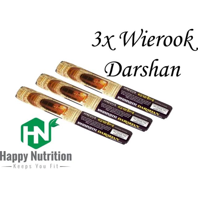 Yogi & Yogini 3x Wierook Darshan | 3 pakjes van 20 stuks wierook niet van toepassing