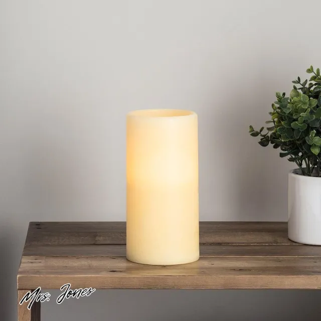 Mrs. Jones Lights4fun LED echte wax kaars op batterijen 20cm - sfeervolle verlichting . Zie foto's