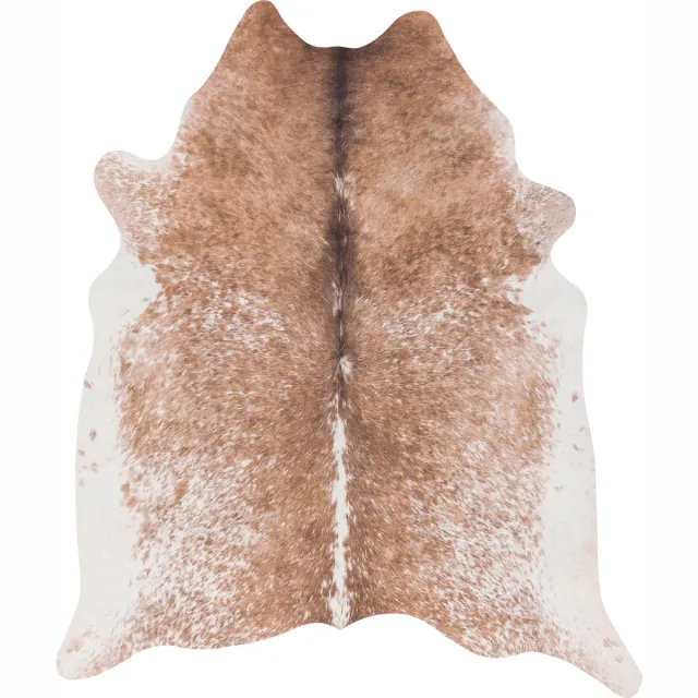 Pergamon Tapijt synthetische vezel dierenbont look Bruin Creme