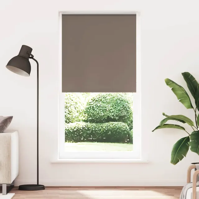 vidaXL Rolgordijn verduisterend koffie 115x230 cm stofbreedte 110,7 cm Bruin