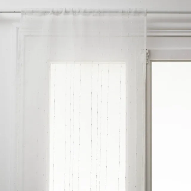 Atmosphera Créateur d'intérieur® Set van 2 textuurvoile ANISSA Blanc