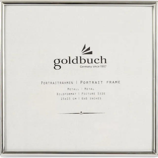 Goldbuch Fotolijst Fine Classic - Zilver - 15x15 cm