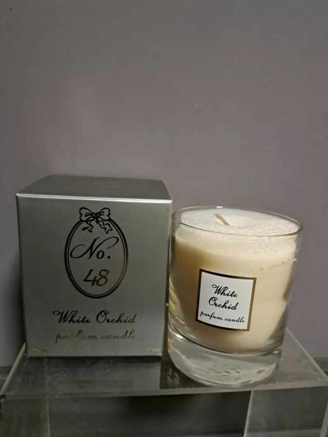 Wittkemper geurkaars witte orchidee - 40 branduren - 210 gr