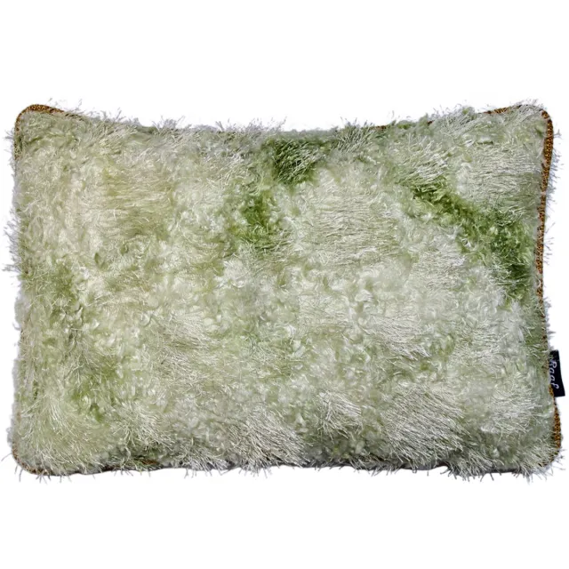 Raaf sierkussen-hoes Koraal mint 35x50 cm Groen