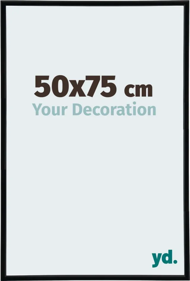 yd. Your Decoration - Fotolijst 50x75 cm - Kunststof - Zwart Hoogglans - Annecy