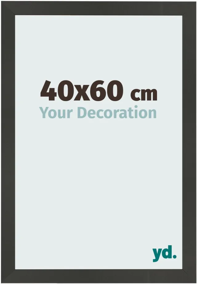 yd. Your Decoration - Fotolijst 40x60 cm - MDF - Antraciet - Bologna