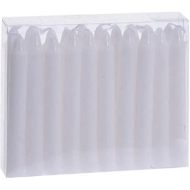 Imperatoris Kaarsenset- Geurkaarsen - Geur Set - Decoratieve Kaarsen - Geurloos - Cadeauset - Ongeparfumeerd - 20 Stuks White