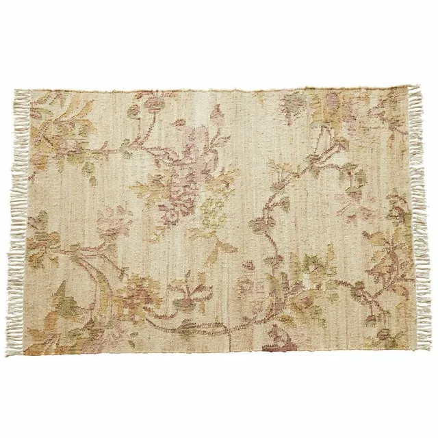 Loberon Vloerkleed Sernivou crème/roze