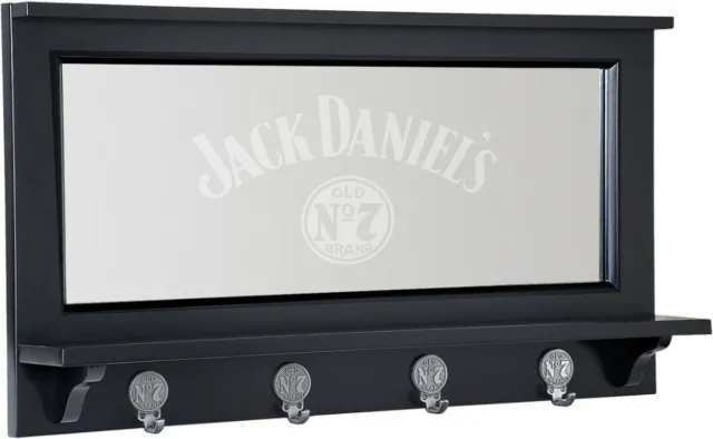 Jack Daniel's Old No.7 Pub Spiegel Met Omlijsting zwart
