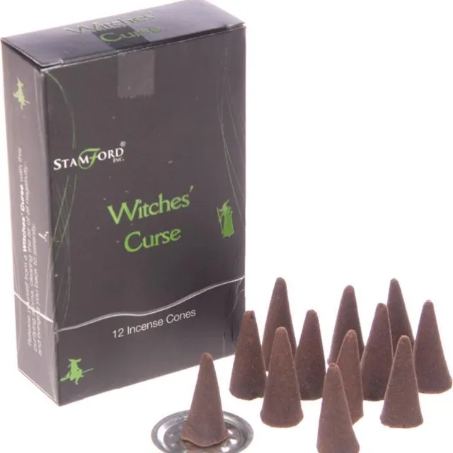 Stamford zwart Stamford Zwarte Wierook Kegeltjes - Witches Curse 37179 Multi