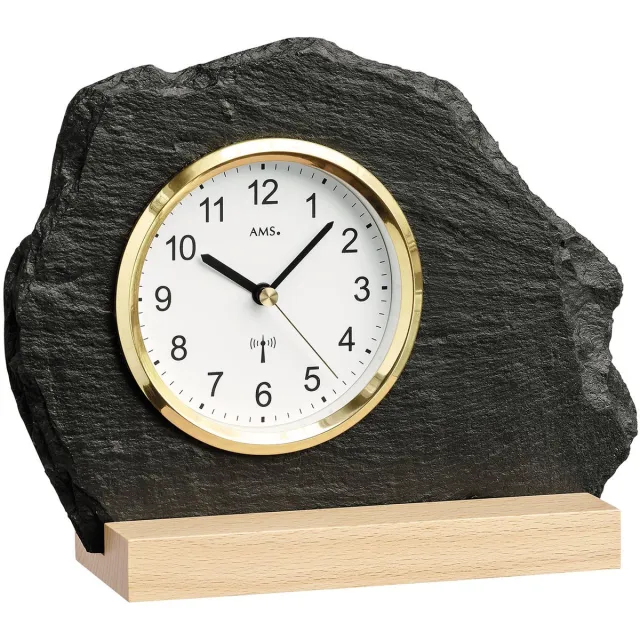 AMS Tafelklokken Schiefer AMS - 5115 zwart
