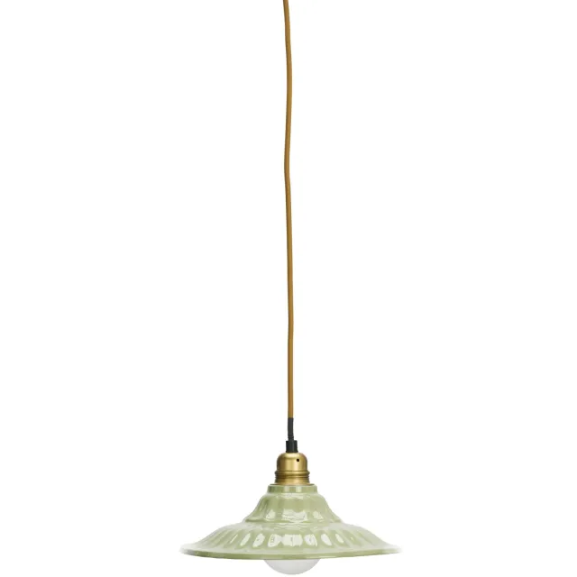 Madam Stoltz wandlamp groen lichtgroen/messing