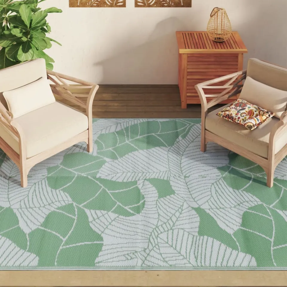 vidaXL Buitenkleed ARAKIL 160x230 cm PP groen, foto 3