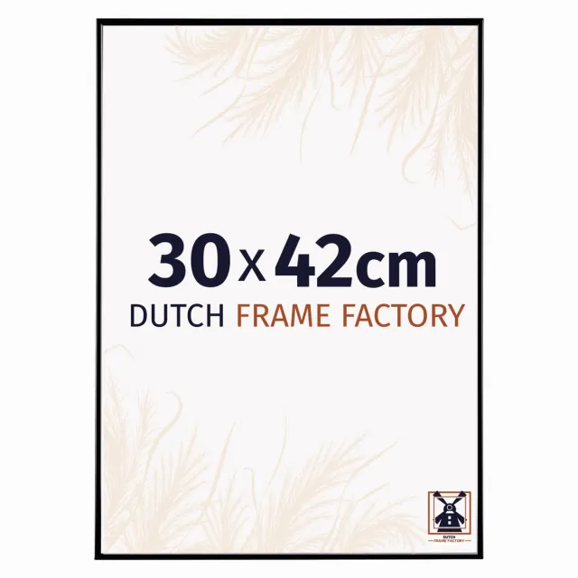 Dutch Frame Factory Fotolijst 30x42 cm - Kunststof - Zwart Hoogglans - Easy