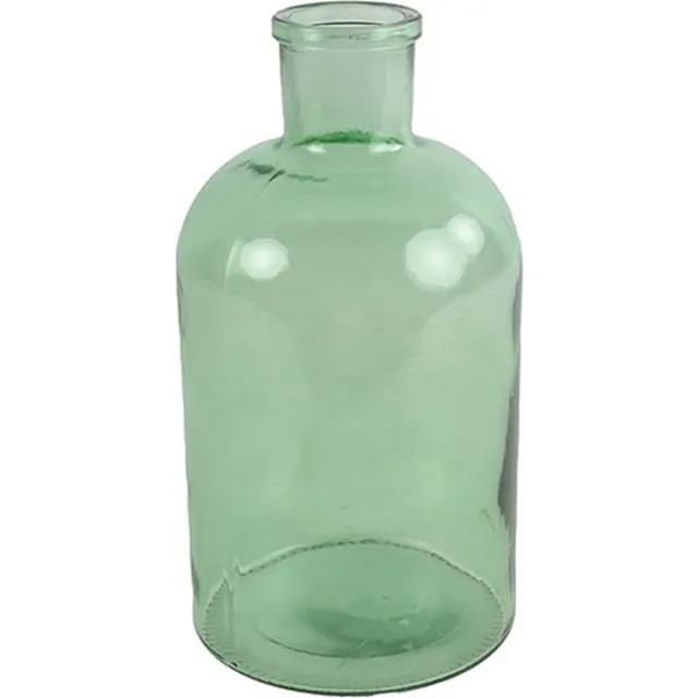 Countryfield Vaas Chany glas L14B14H27CM groen green