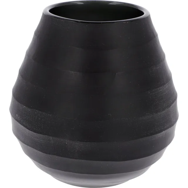 Goebel Accessoires | Vaas Slate Black 14 | Glas - 14cm