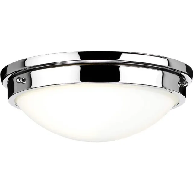 Feiss LED Plafondlamp Gravity | 2X E27 Max 60W | Dimbaar | Polished Chrome Geen