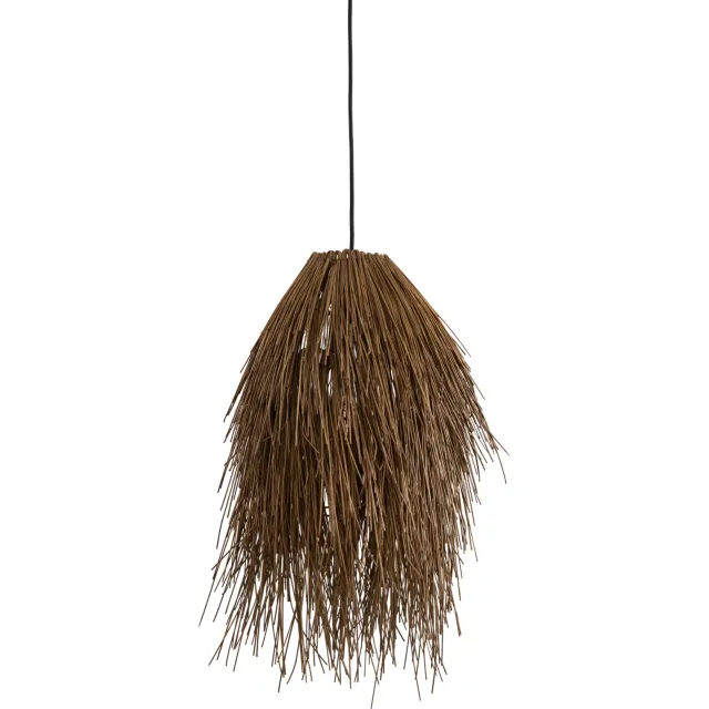 Light & Living Hanglamp (Ø45x60 cm) ARISCO donker bruin