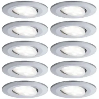 Paulmann Inbouwspot Led Calla Kantelbaar Chroom 10x6w Metaal chroom