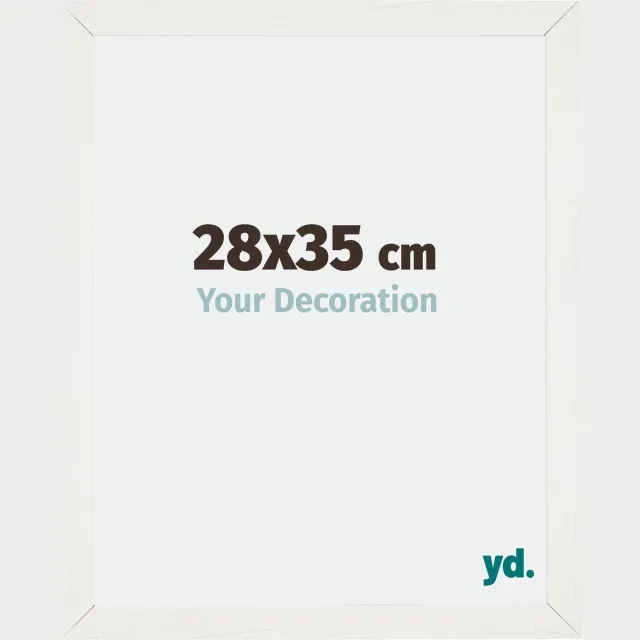 yd. Your Decoration - Fotolijst 28x35 cm - MDF - Wit Geveegd - Mura