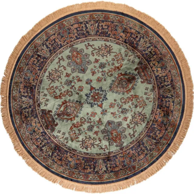 Housecraft Living Raz Vloerkleed Rond 200 cm Perzisch/ Oosters Motief Groen
