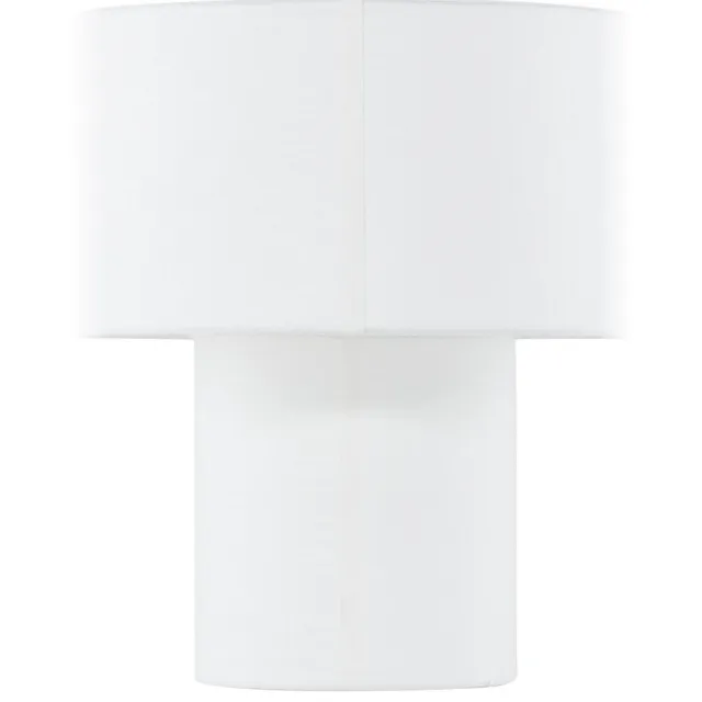 Nest of Nora Tafellamp linnen kap - Scandinavisch - Wit