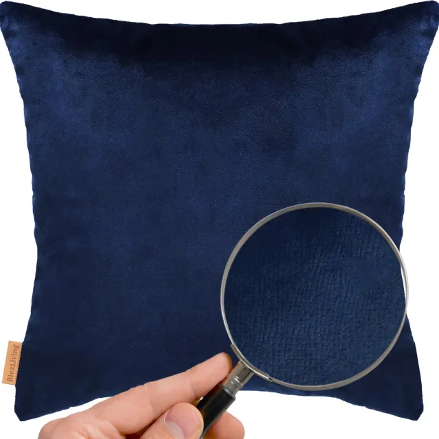 Cohoso Sierkussen Velours Fluweel Marine 60x60 cm
