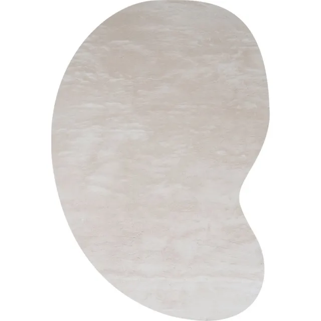 Veer Carpets Vloerkleed Morbido Ivory 2810 - Organisch - Extra Hoogpolig Fluffy Vloerkleed in Scandinavische / Hotel Chique Stijl Wit