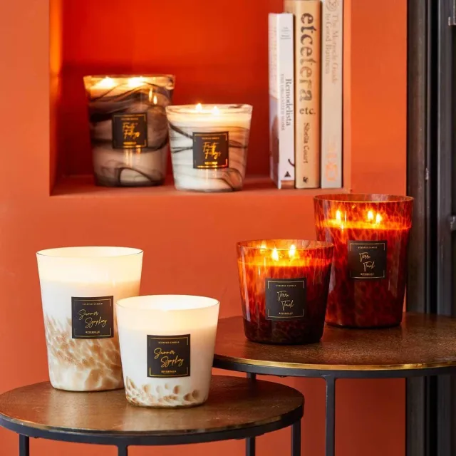 Riverdale Geurkaars Riverdale Sense wit, zwart