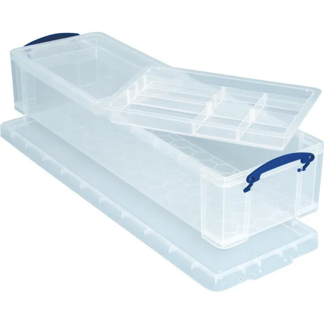 Really Useful Box opbergdoos 22 liter, transparant