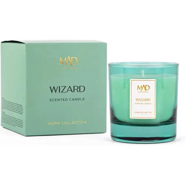 MAD PARFUMEUR Wizard Geurkaars 200 Gram - Geurkaarsen – Magische Fruit & Bloemengeur Wit