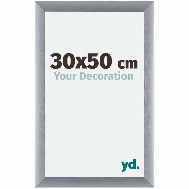 yd. Your Decoration - Fotolijst 30x50 cm - Aluminium - Zilver Geborsteld - Tucson