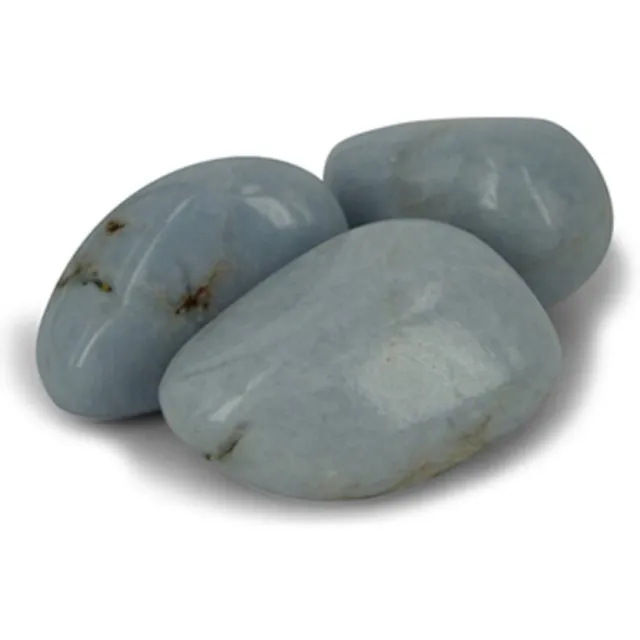 Ruben Robijn Angeliet 500 gr. trommelstenen (mt3) Blauw